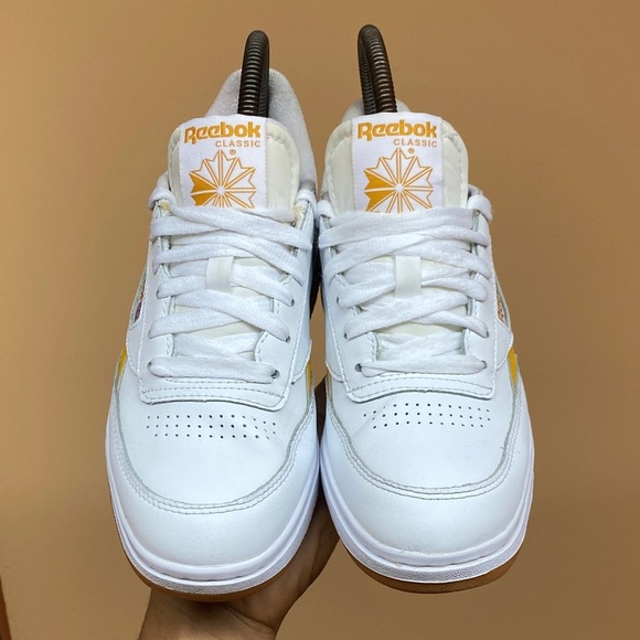 Reebok Classics Club C White And Gold Sneakers - Picture 12 of 15